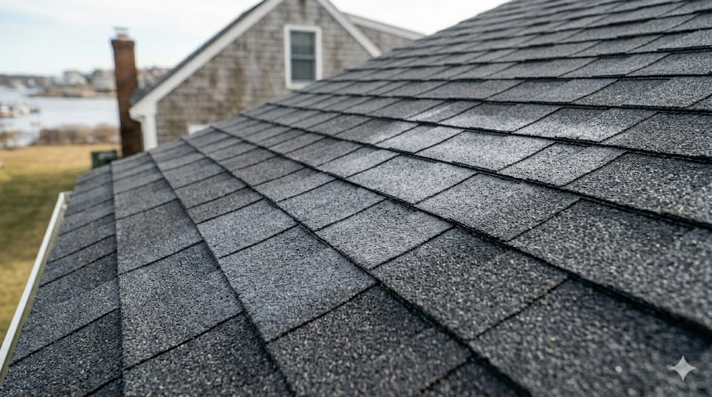 Asphalt shingle roof after professional soft-wash and protective sealant application — granules locked in place, surface restored